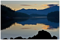 Rose Harbour at Sunset - southern Gwaii Haanas