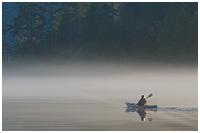 Kayaking at Sunrise in Gwaii Haanas Park